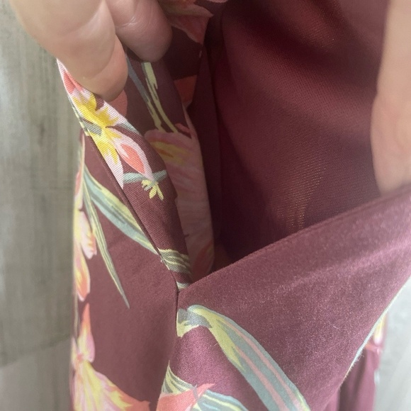 TORRID Midi Poplin Tiered Skirt Size 2X Floral Pockets Pull On - Picture 4 of 11